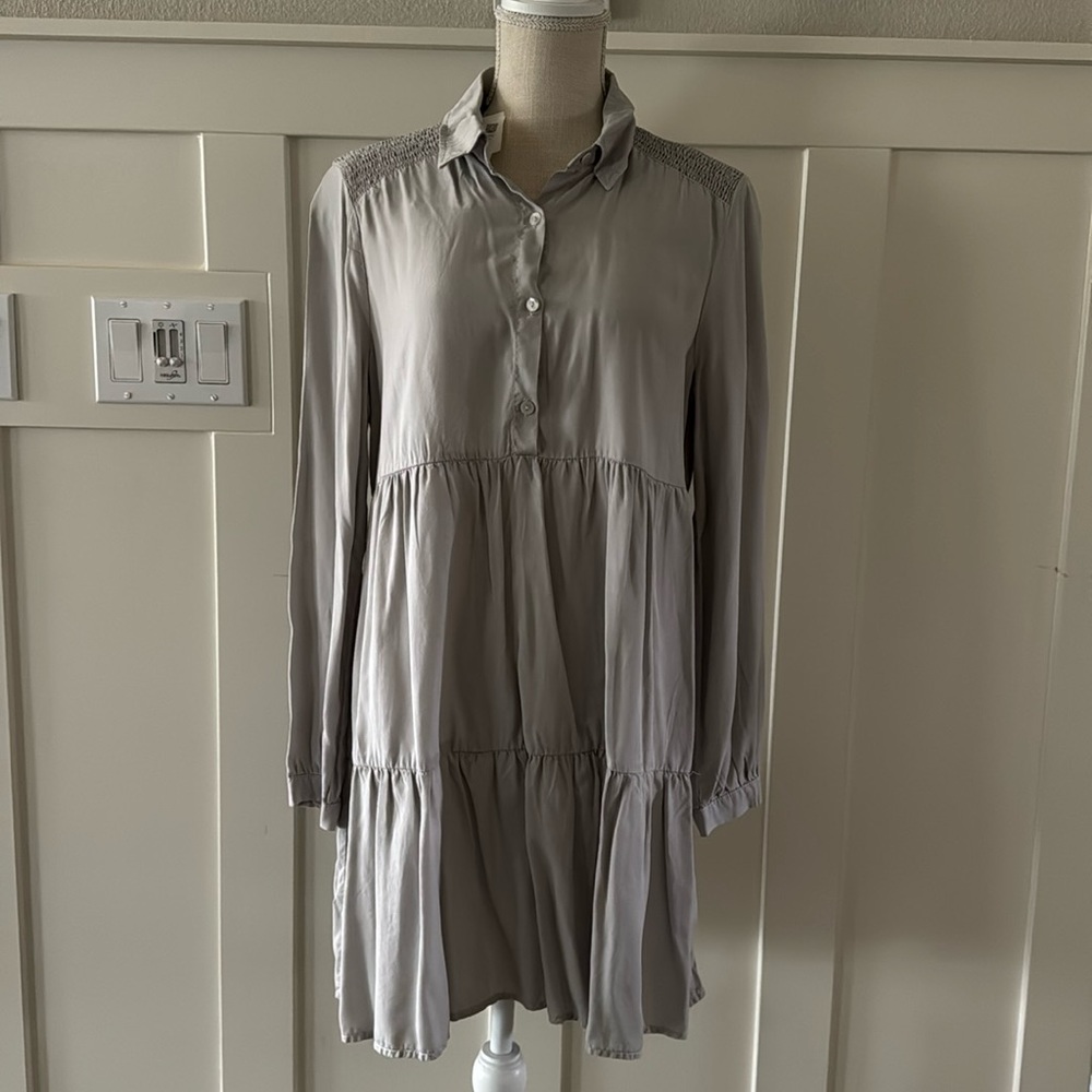 Zara Gray Mini Dress
